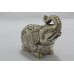 Traditional Handmade Alloyed SILVER Trinket Box Elephant Figure Box 258 Grams
